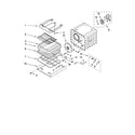 KitchenAid KEHC379JBT08 internal oven parts diagram
