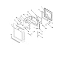 KitchenAid KEMC308KSS04 oven door parts diagram