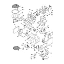 KitchenAid KEMC308KSS04 cabinet and stirrer parts diagram