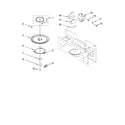 Roper MHE14XMD2 magnetron and turntable parts diagram