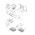 Whirlpool GB2SHDXPS01 shelf parts diagram
