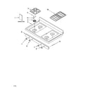Whirlpool GS470LEMB3 cooktop parts diagram