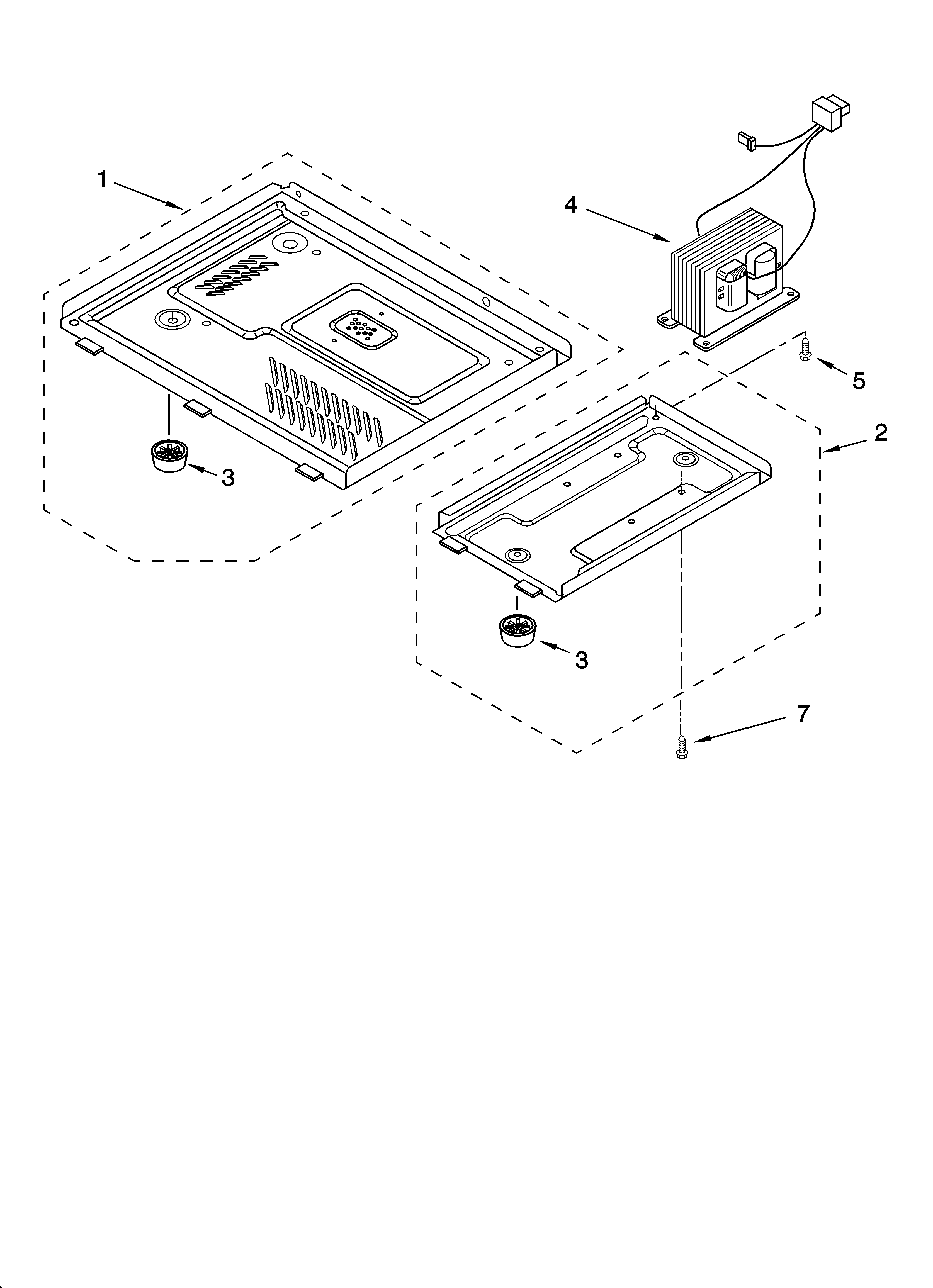 Whirlpool GT4185SKT3 base plate parts diagram