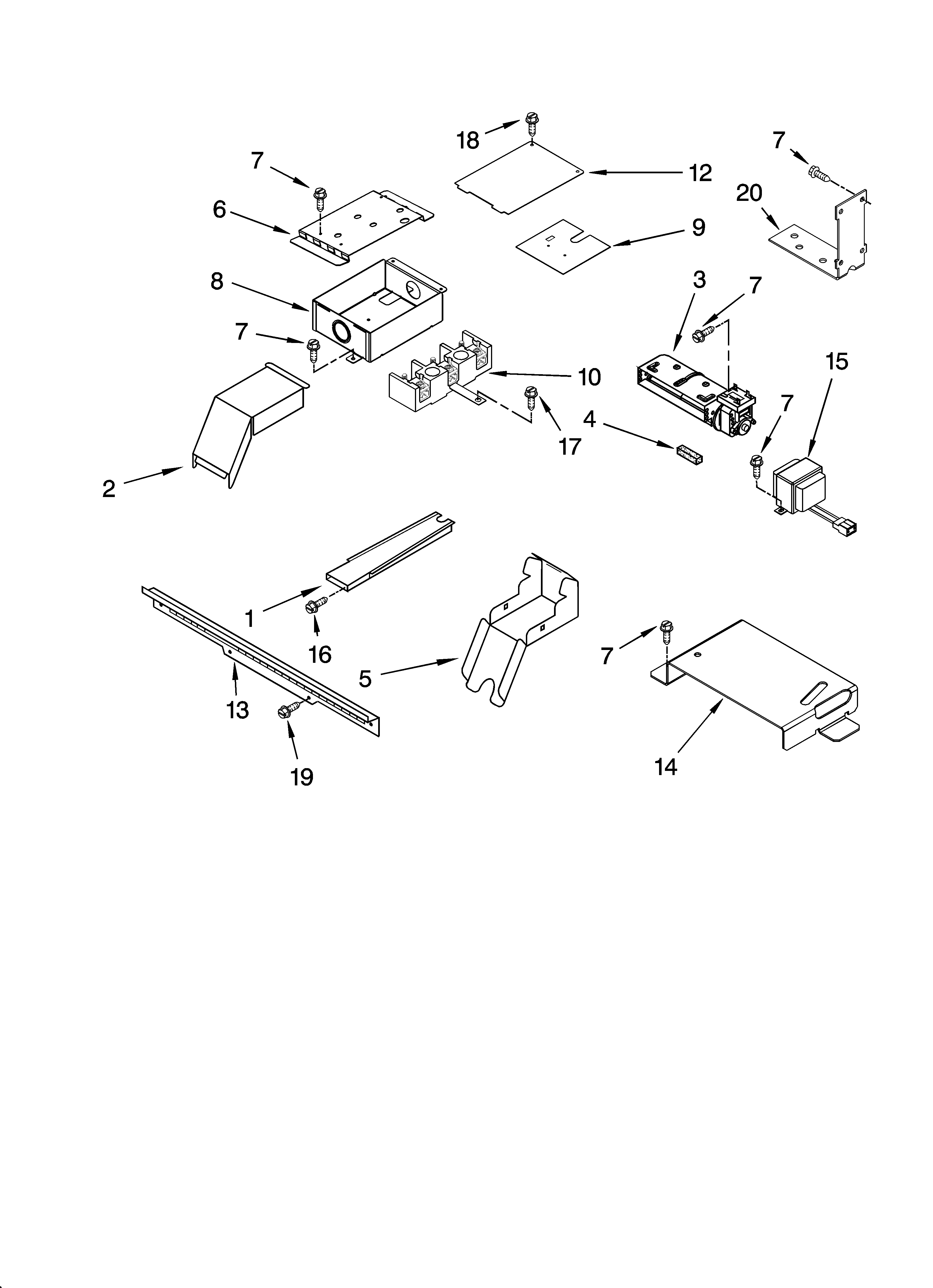 KitchenAid KESA907PWW01 top venting parts, optional parts diagram
