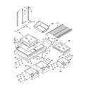 KitchenAid KTRC22EMWH05 shelf parts diagram