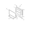 KitchenAid KTRC22EMWH05 freezer door parts diagram
