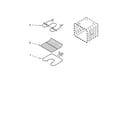 Whirlpool RBD305PRS00 internal oven parts diagram