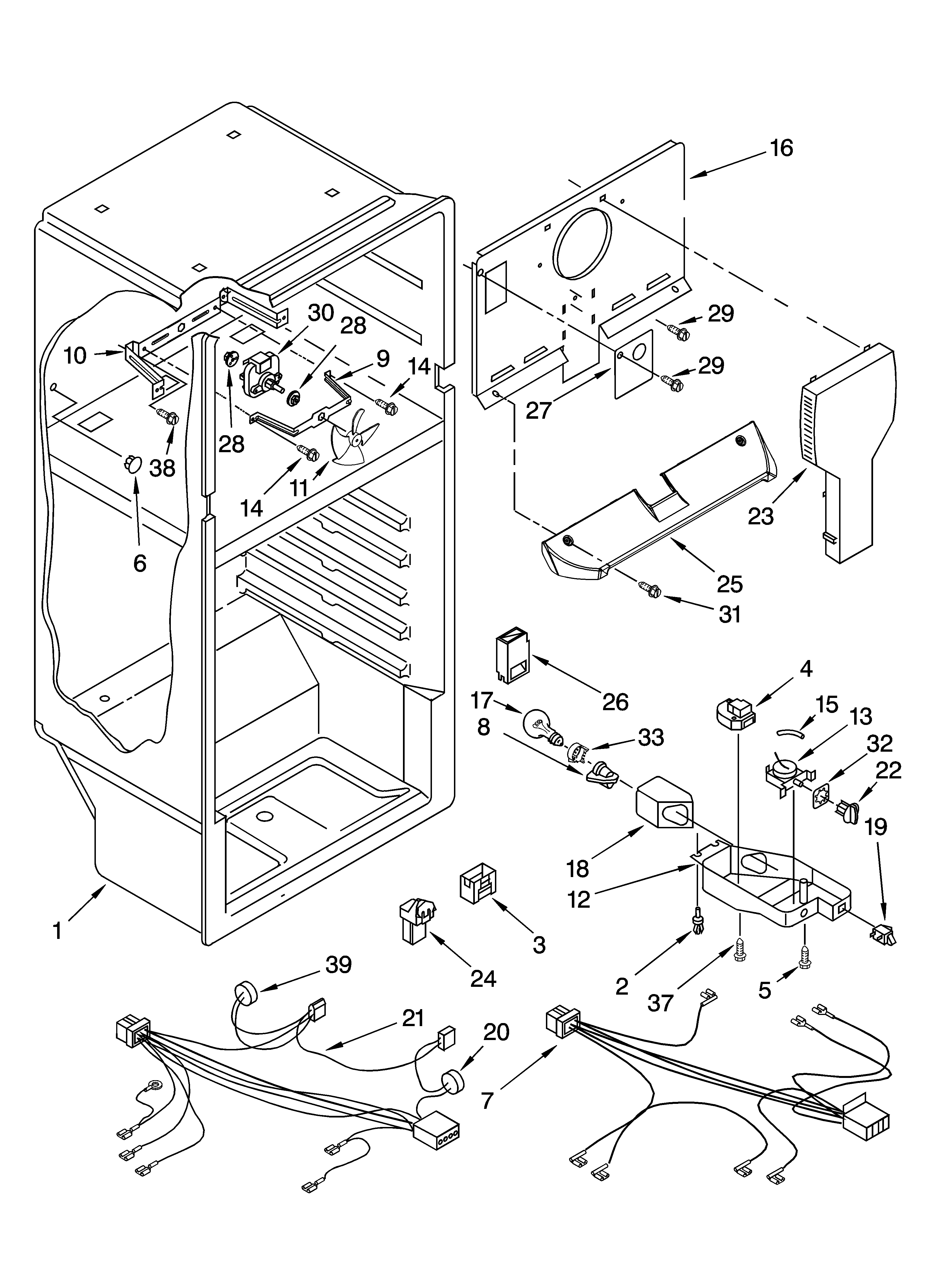 Whirlpool 5VET8WPKLQ04 liner parts diagram
