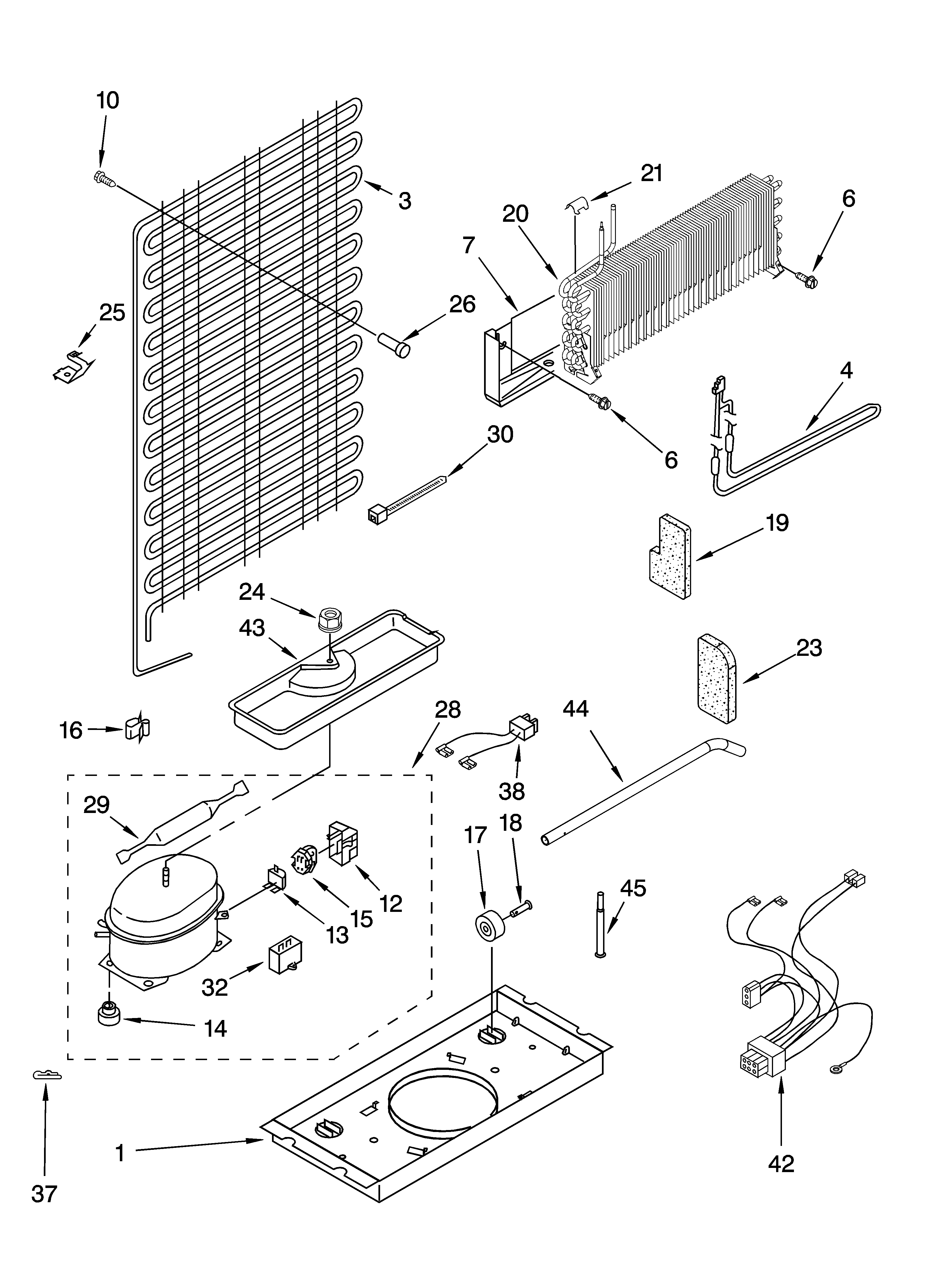 Whirlpool 5VET8WPKLQ04 unit parts diagram