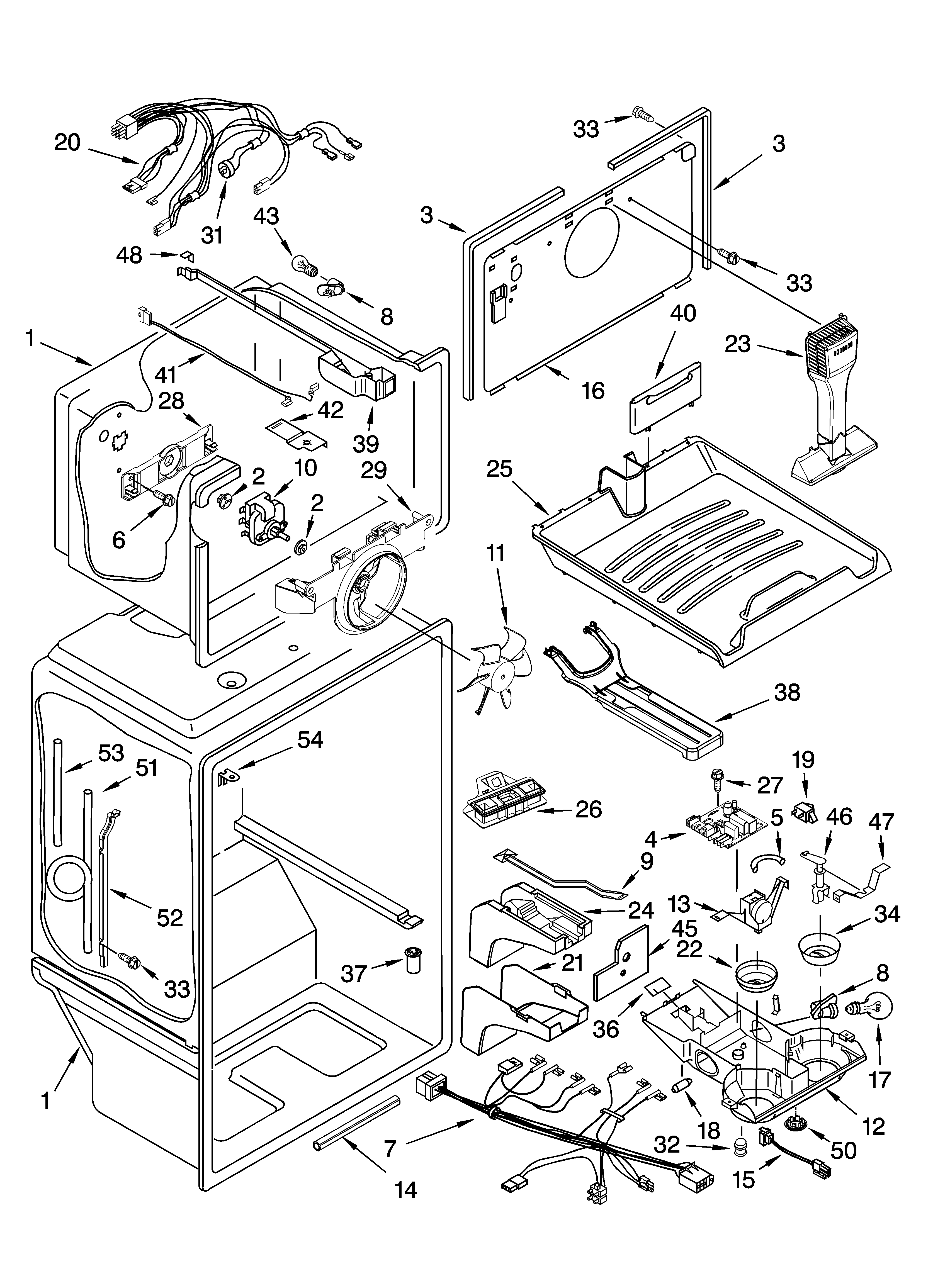 Whirlpool 7GR2SHWXRS00 liner parts diagram