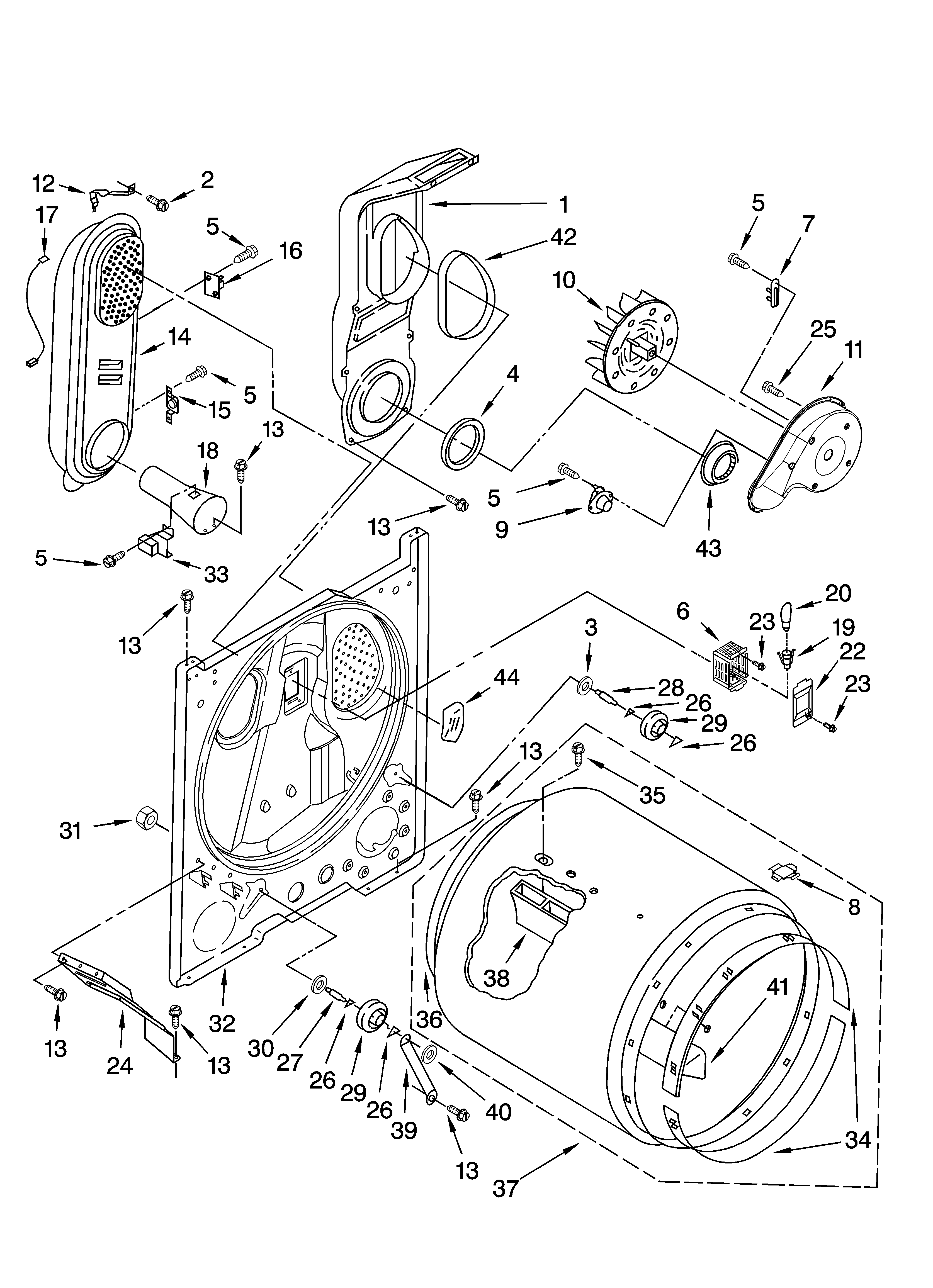 Crosley CGDS984RQ0 bulkhead parts diagram