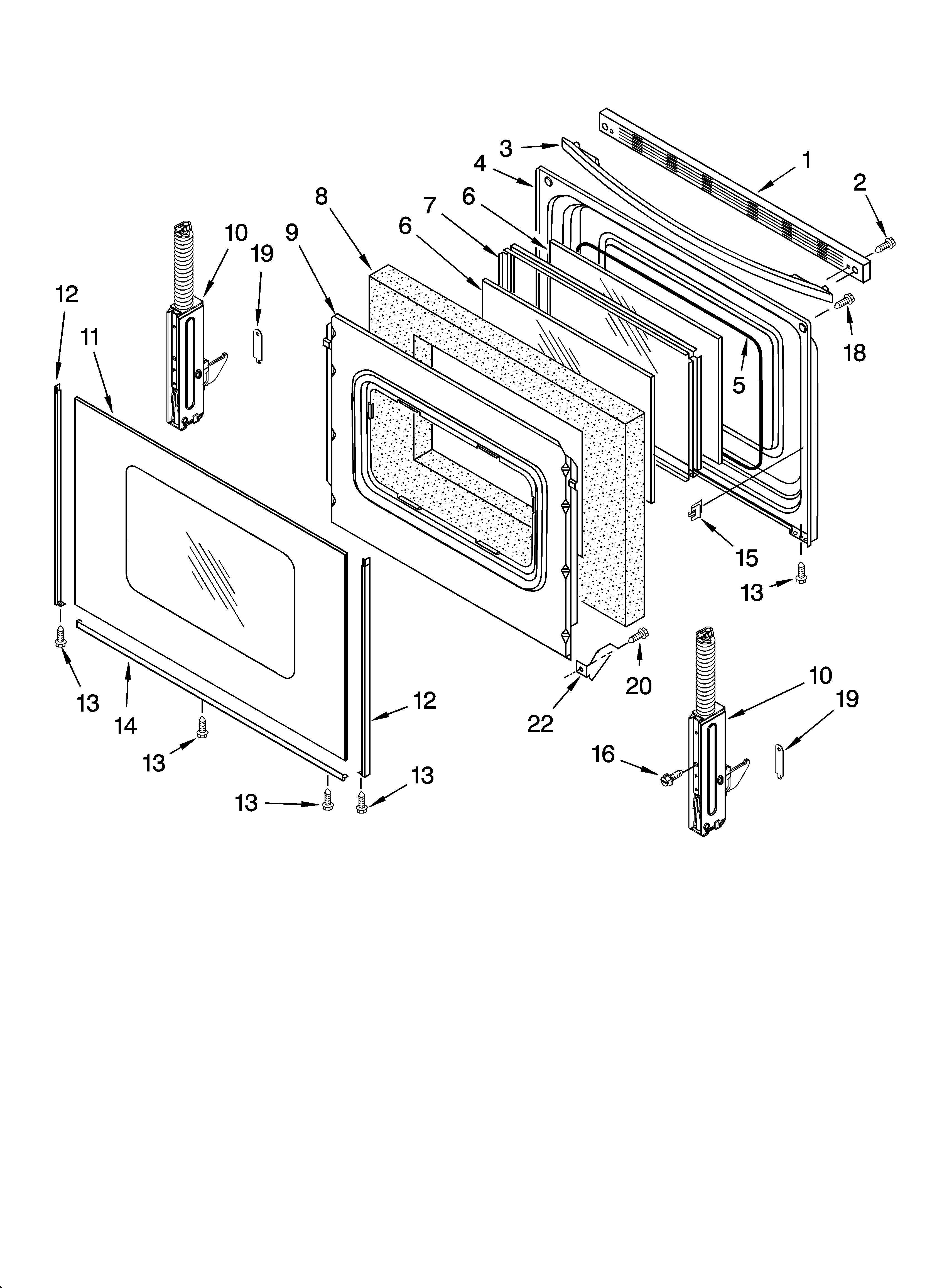 Whirlpool GR478LXPB3 door parts, optional parts diagram