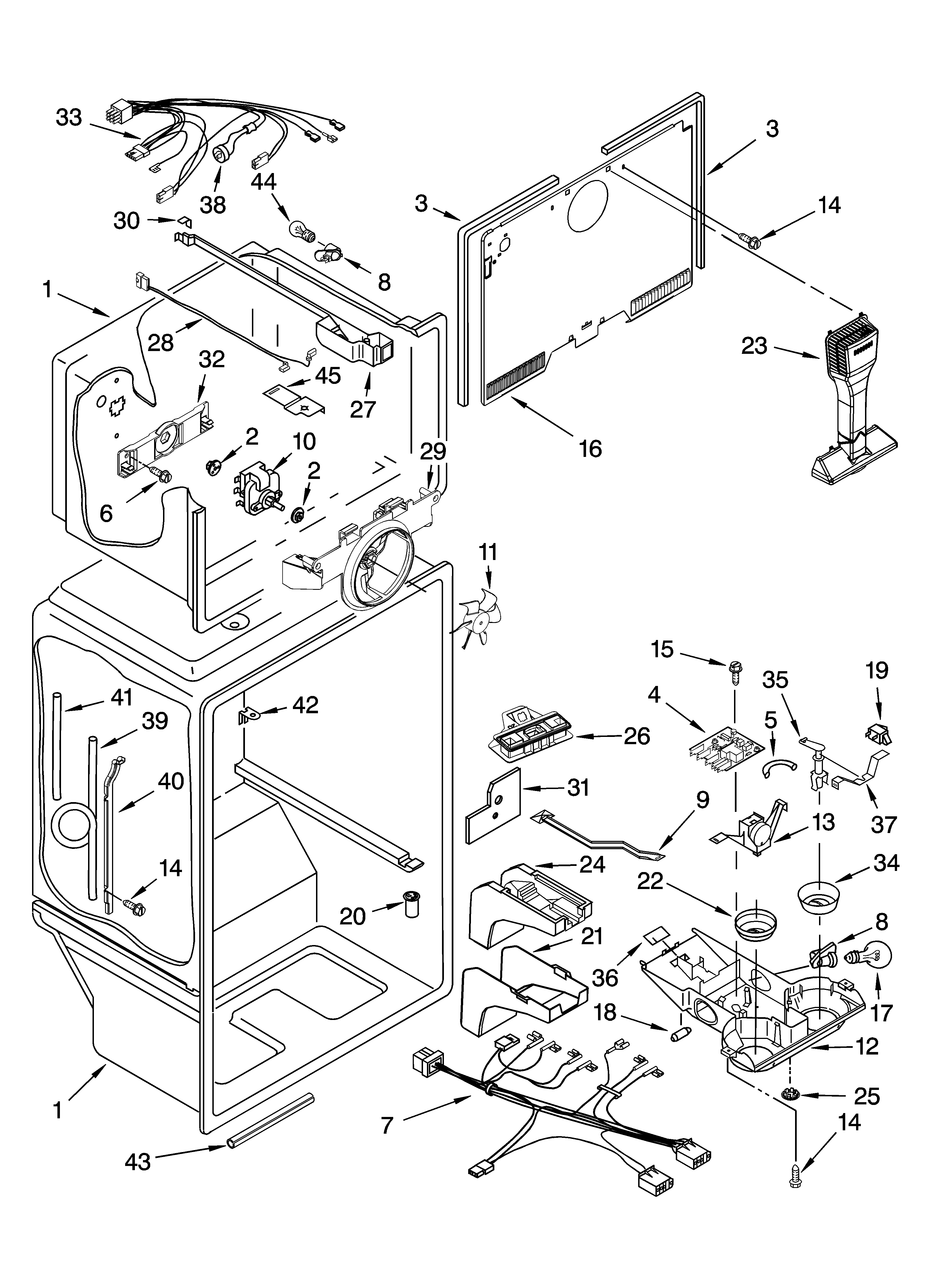 Whirlpool GT9MHTXRT01 liner parts diagram