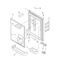 KitchenAid KBRA22ERBL01 refrigerator door parts diagram