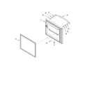 KitchenAid KBRA22ERBL01 freezer door parts diagram
