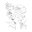 KitchenAid KBRA22KRBL01 freezer liner parts diagram
