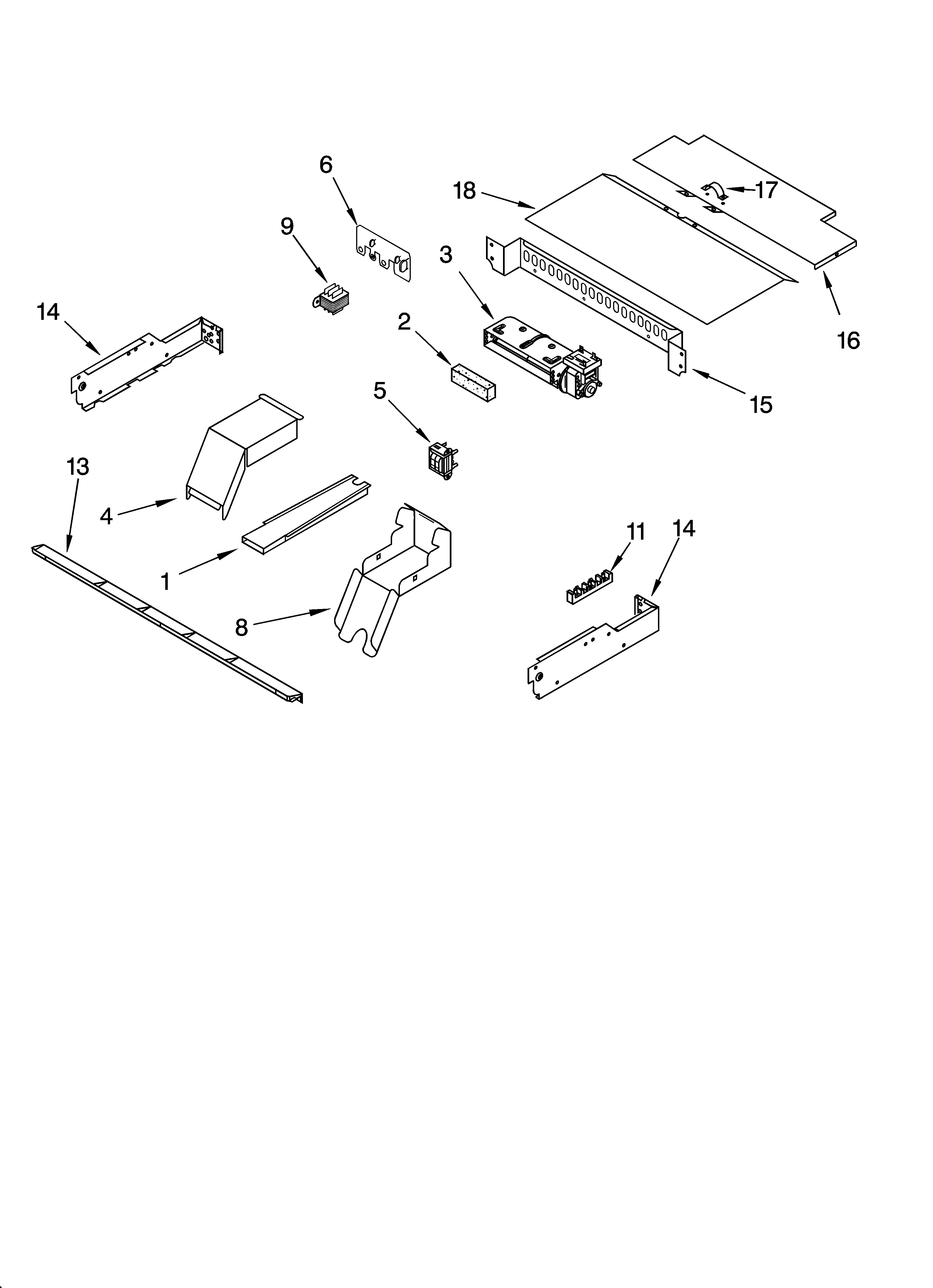 KitchenAid KEBC276KSS03 top venting parts, optional parts diagram