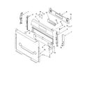 Whirlpool SF369LEPS3 control panel parts diagram