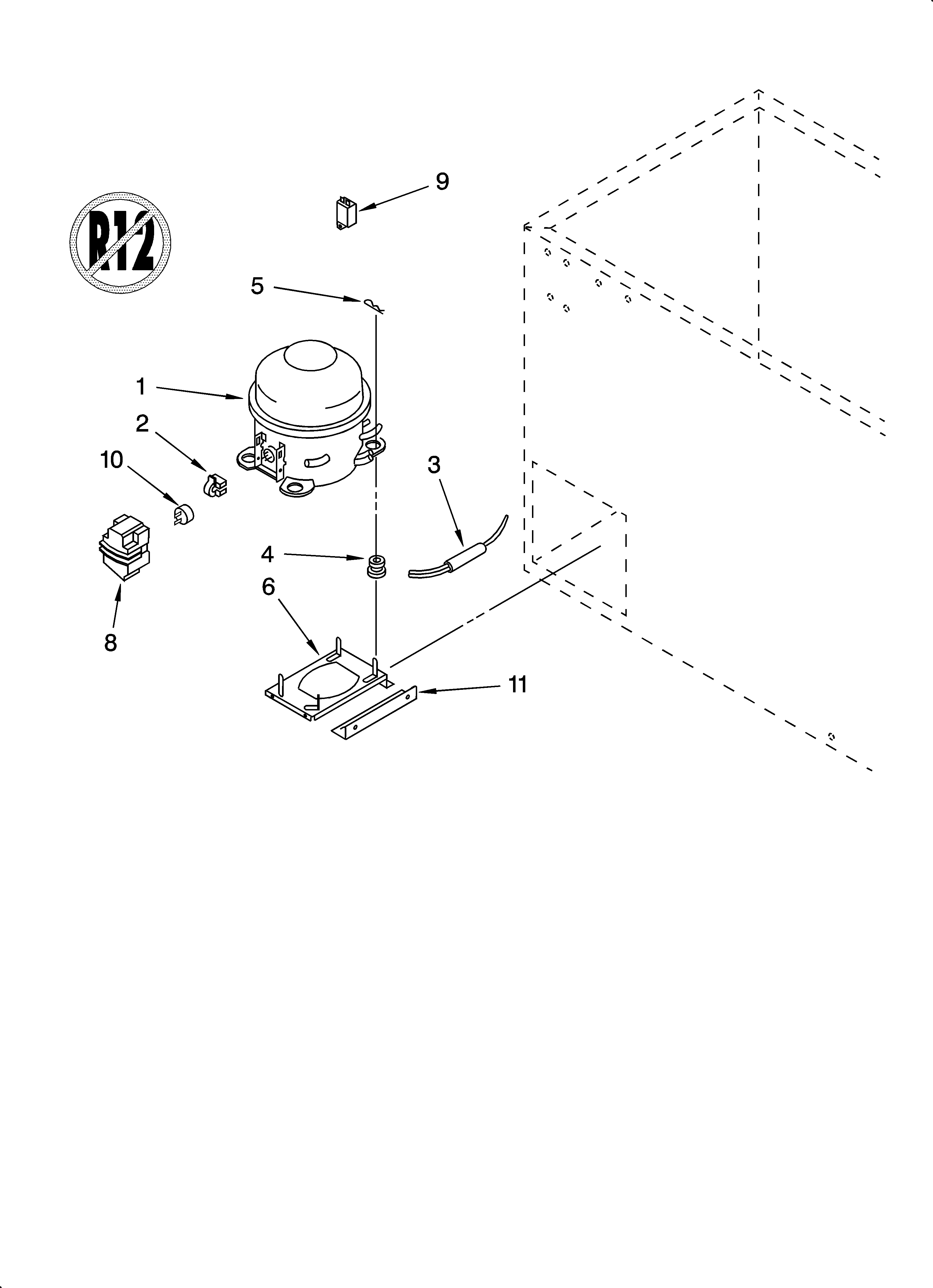 Whirlpool EHL090FXRQ00 unit parts, optional parts (not included) diagram
