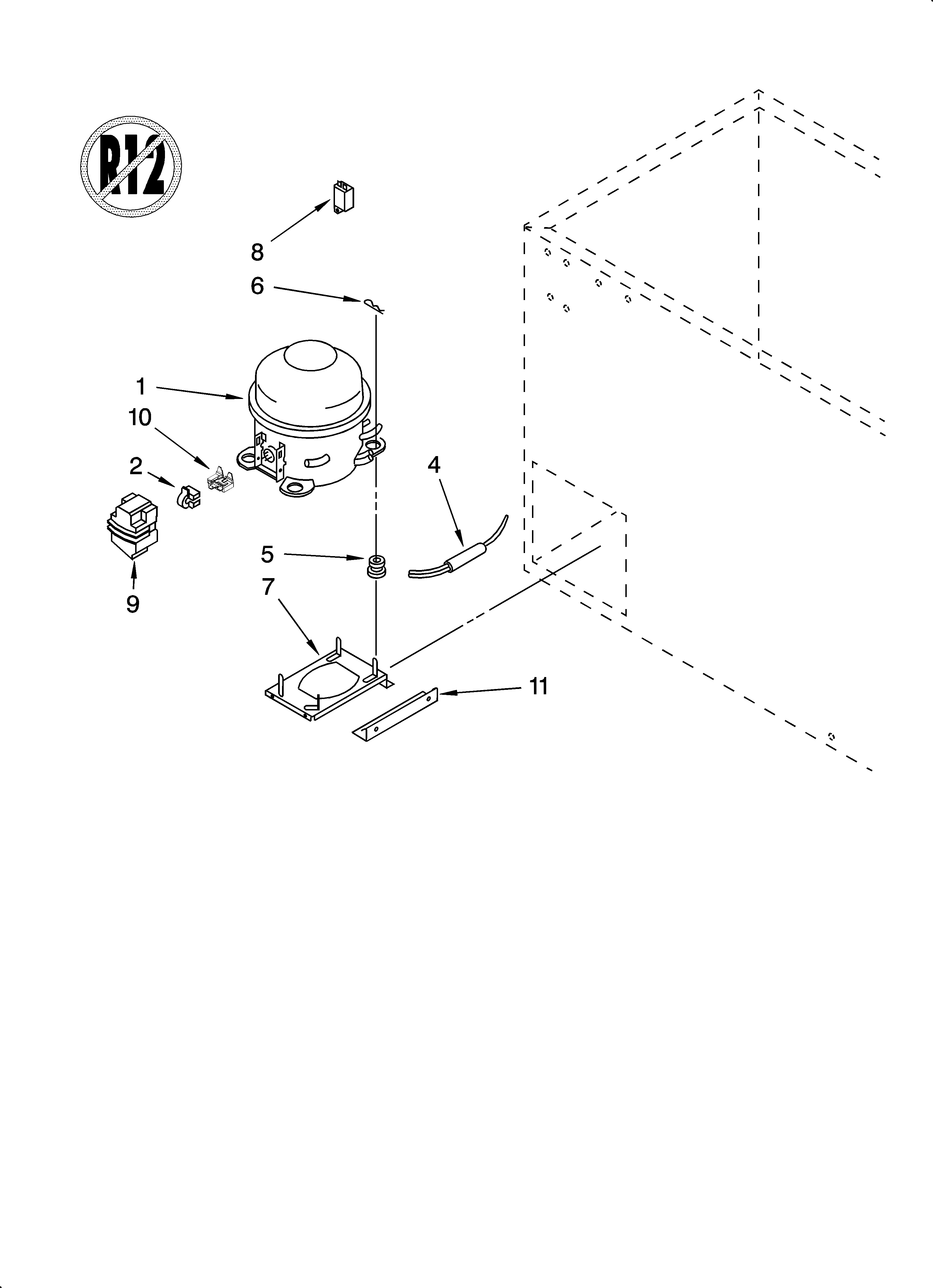 Whirlpool EHL151FXRQ00 unit parts, optional parts (not included) diagram