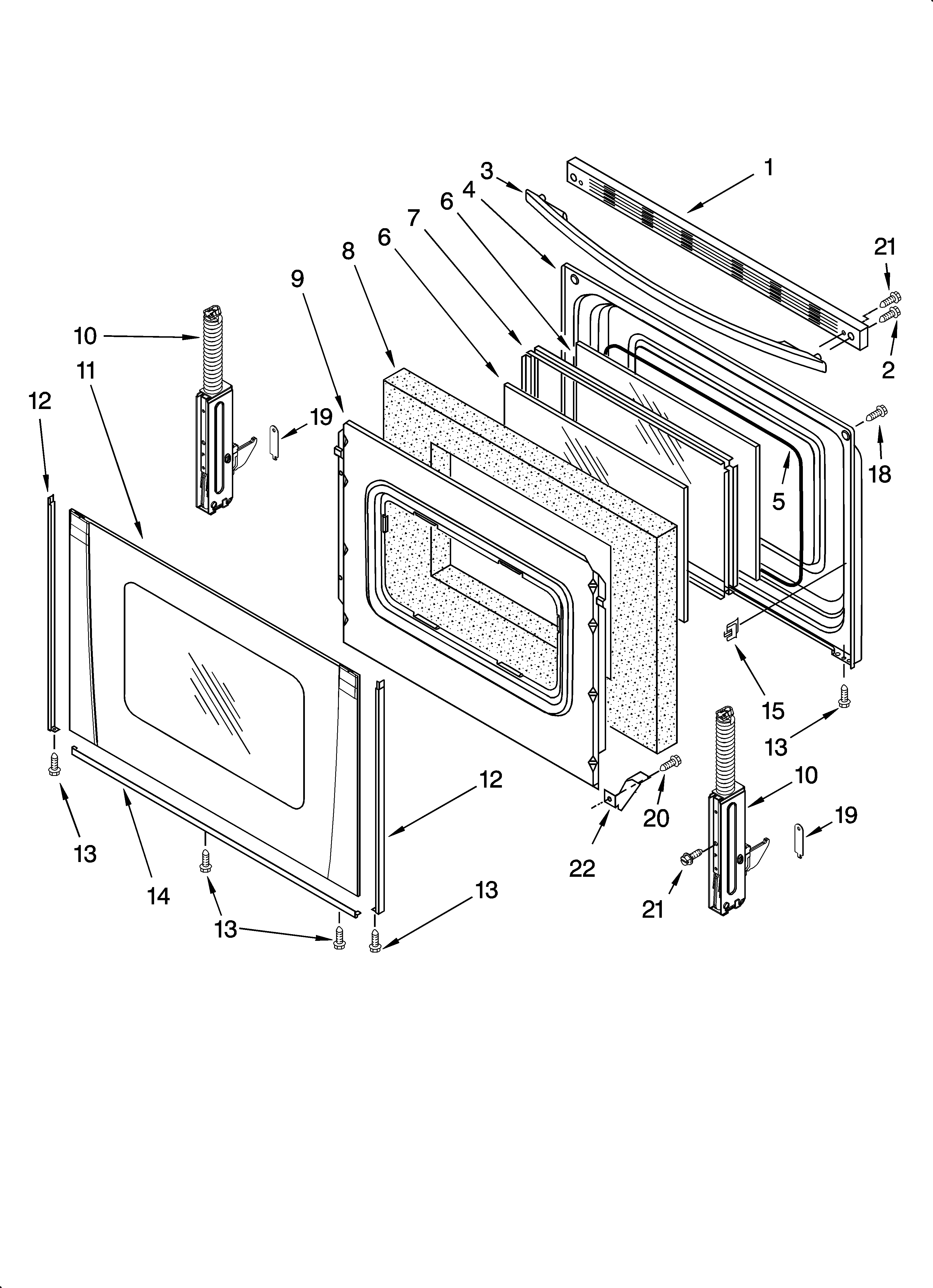Whirlpool GR563LXSB0 door parts, optional parts diagram
