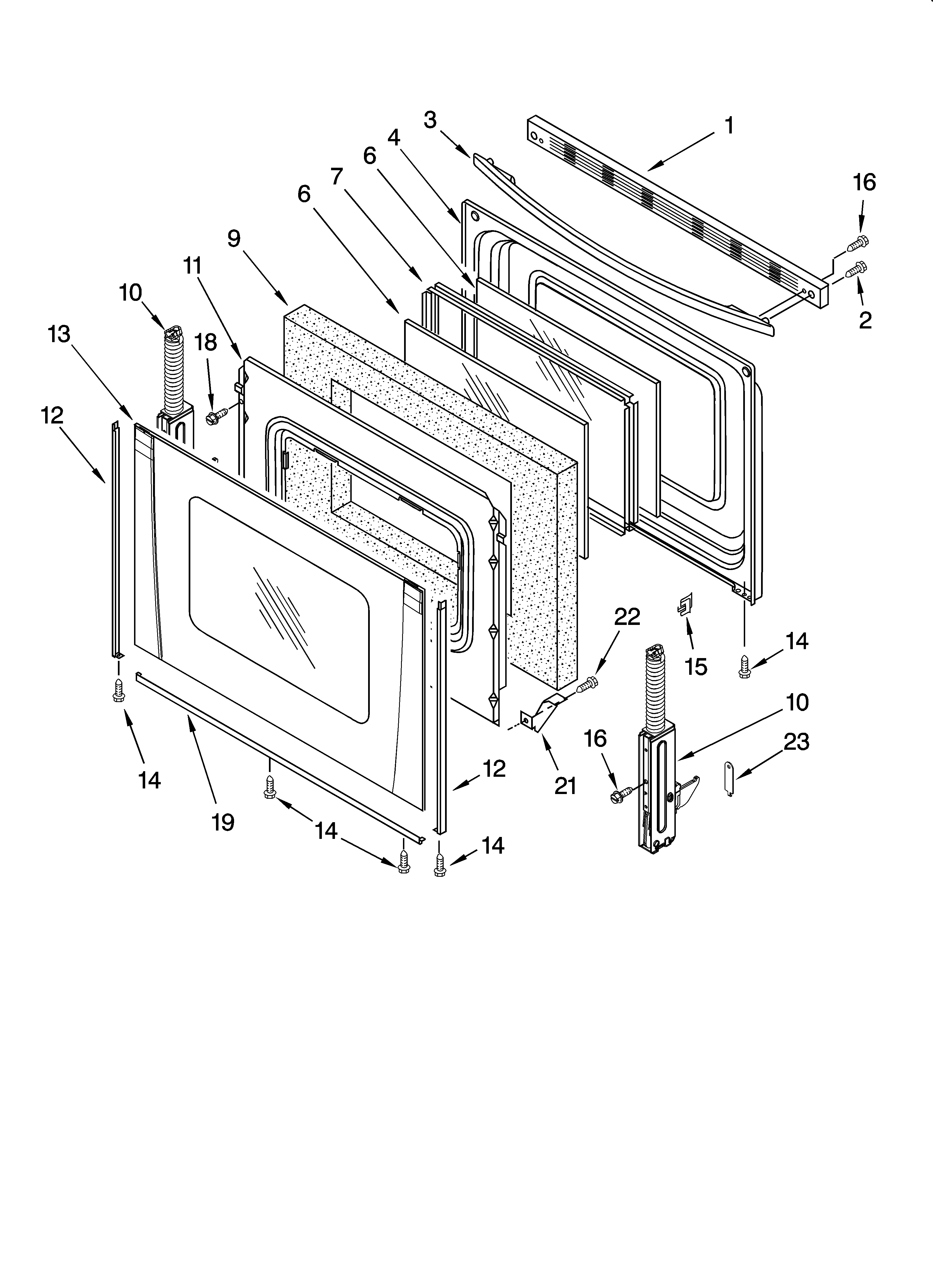 Whirlpool GS563LXSQ0 door parts, optional parts (not included) diagram