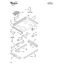 Whirlpool GY398LXPT01 cooktop parts diagram