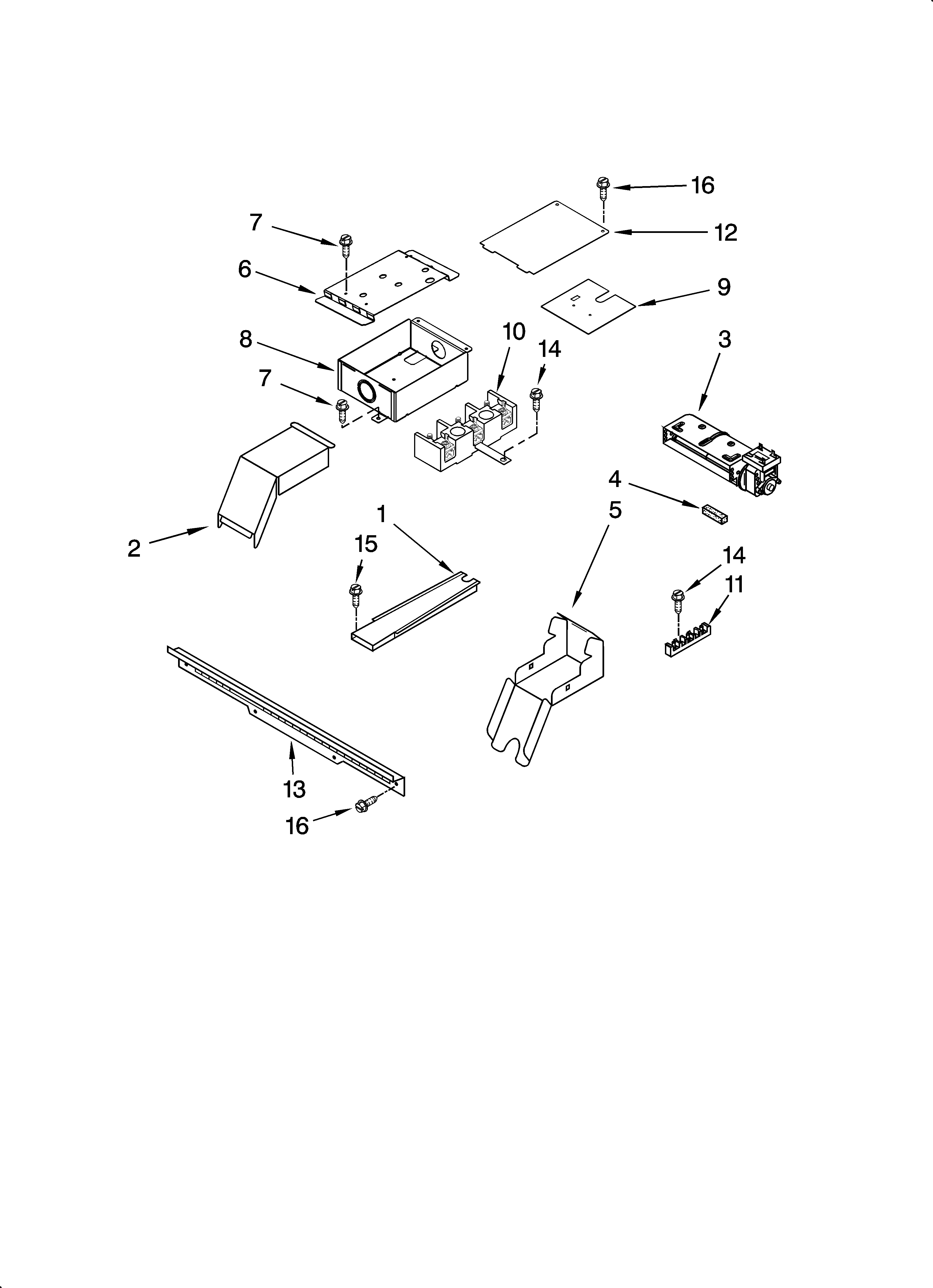 Whirlpool GY398LXPS01 top venting parts, optional parts diagram