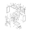 Whirlpool RF114PXSQ0 chassis parts diagram