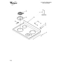 Whirlpool RF261PXSW0 cooktop parts diagram