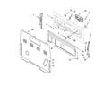 Whirlpool RF261PXSW0 control panel parts diagram
