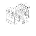 Whirlpool RF261PXSW0 door parts, optional parts (not included) diagram