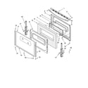 Whirlpool RF365PXMQ3 door parts, optional parts (not included) diagram
