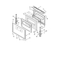 Whirlpool SF380LEPQ3 door parts, optional parts diagram