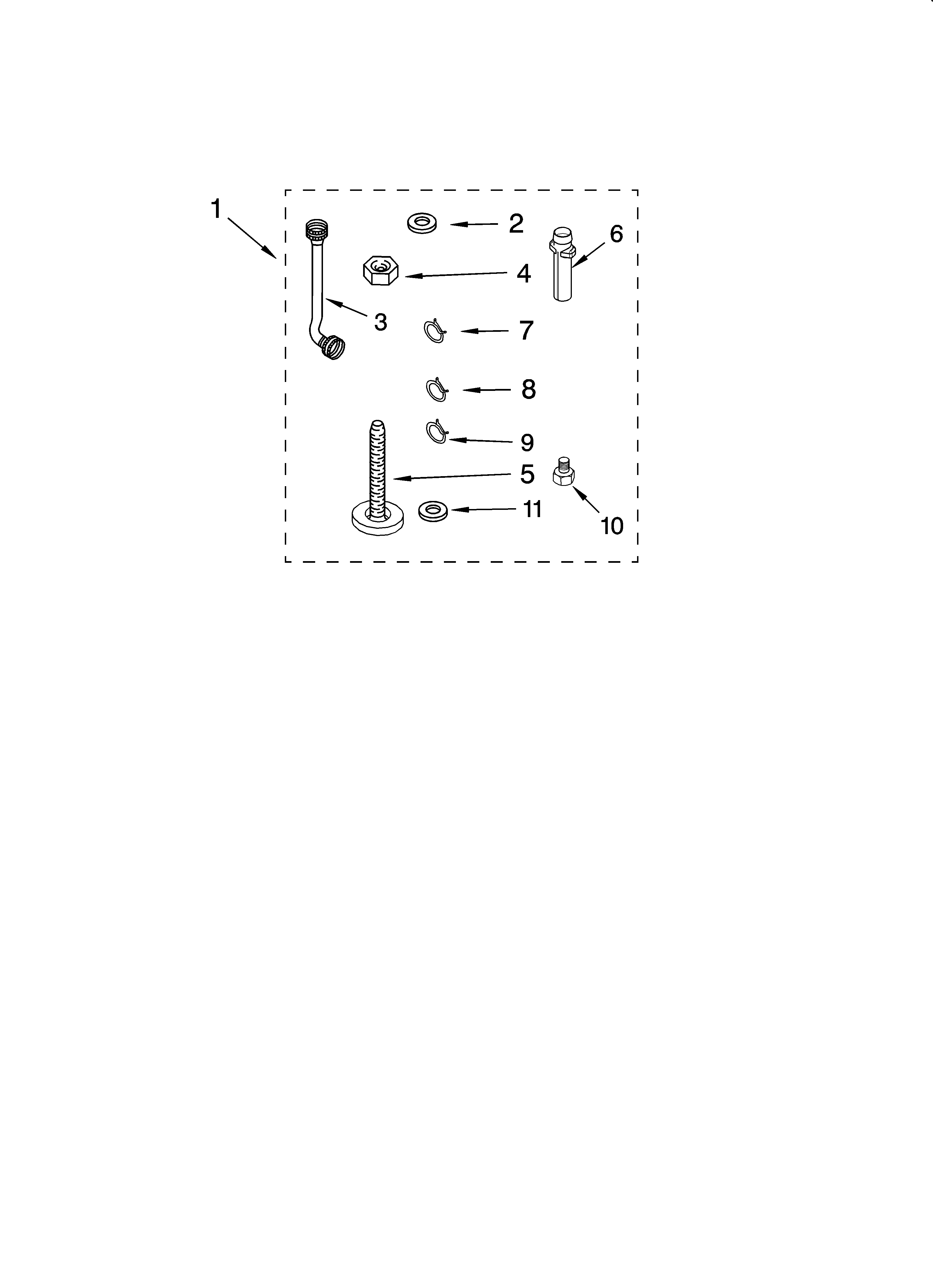 Whirlpool 3XLBR8543JQ3 miscellaneous  parts, optional parts (not included) diagram