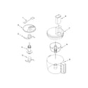 KitchenAid KFP720WH1 attachment parts diagram