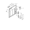 Whirlpool DU850SWPB2 inner door parts diagram