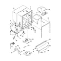Whirlpool DU850SWPS2 tub assembly parts diagram