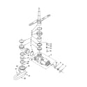 Whirlpool DU850SWPB2 pump and spray arm parts diagram