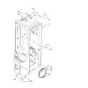 Whirlpool ES2FHAXSB00 refrigerator liner parts diagram