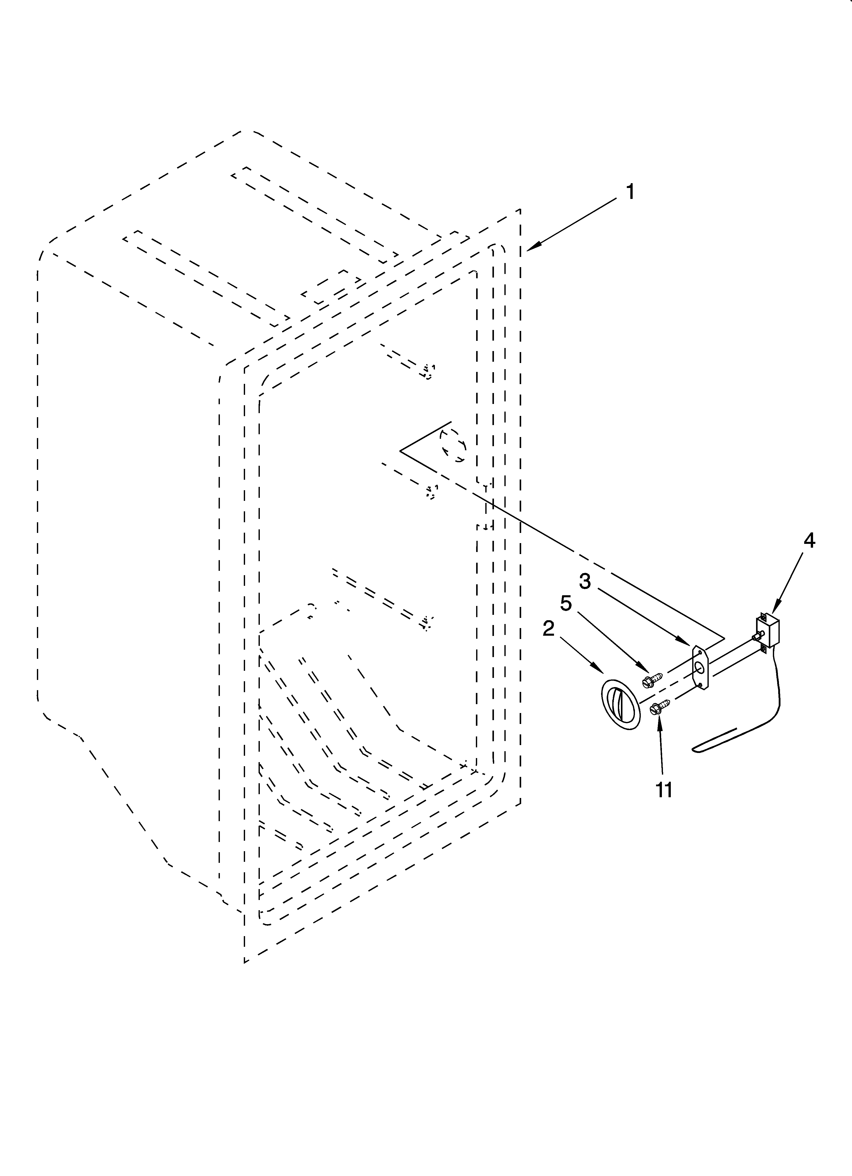 Whirlpool EV070FXRQ00 liner parts diagram