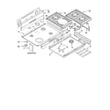 KitchenAid KGRA806PSS02 cooktop parts diagram