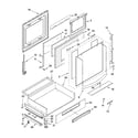 KitchenAid KGRA806PSS02 door and drawer parts diagram
