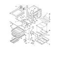 KitchenAid KGRA806PSS02 internal oven parts diagram