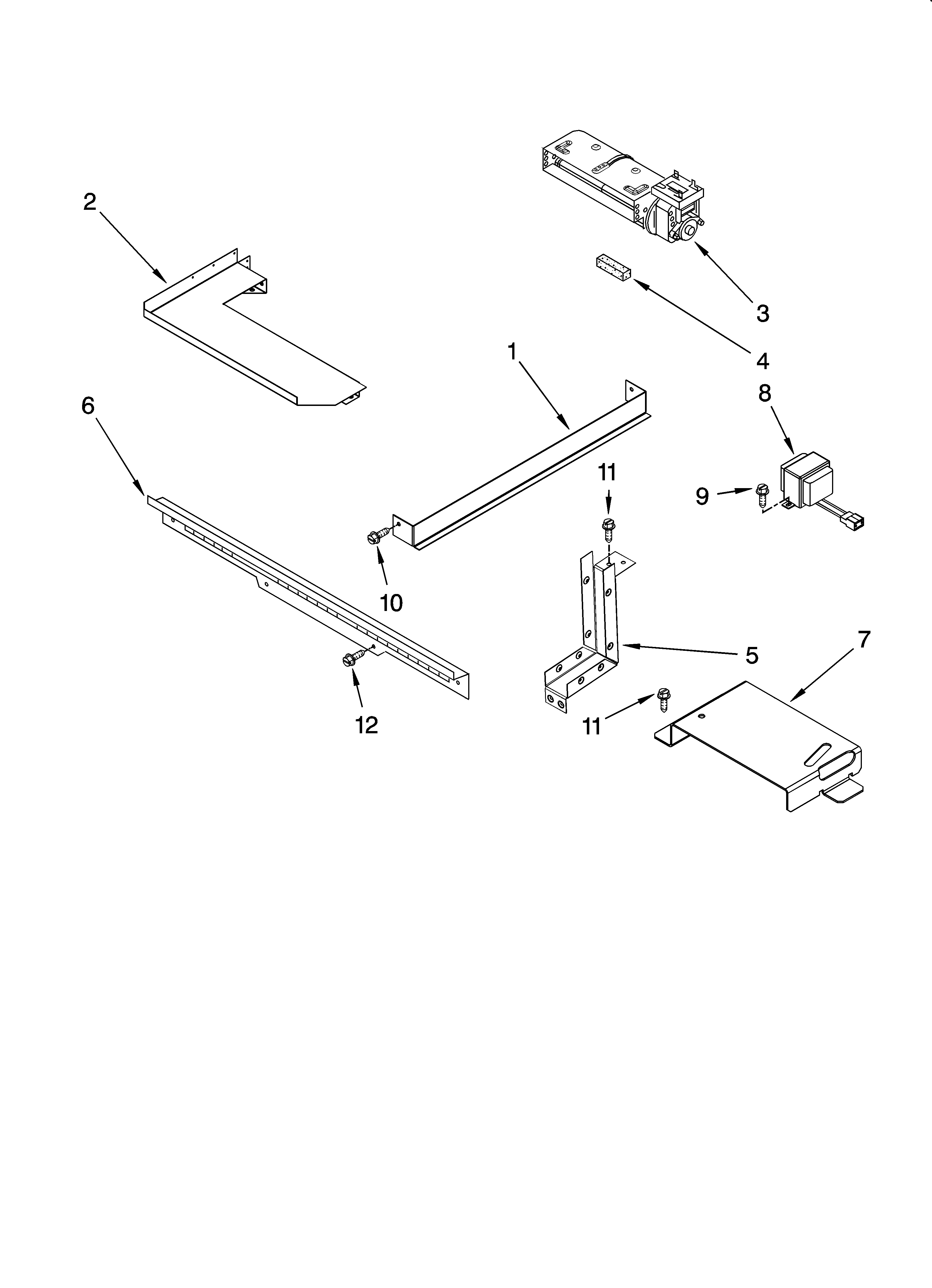 KitchenAid KGRK806PBL02 top venting parts diagram