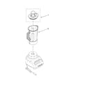 KitchenAid KSB550ER0 attachment parts diagram
