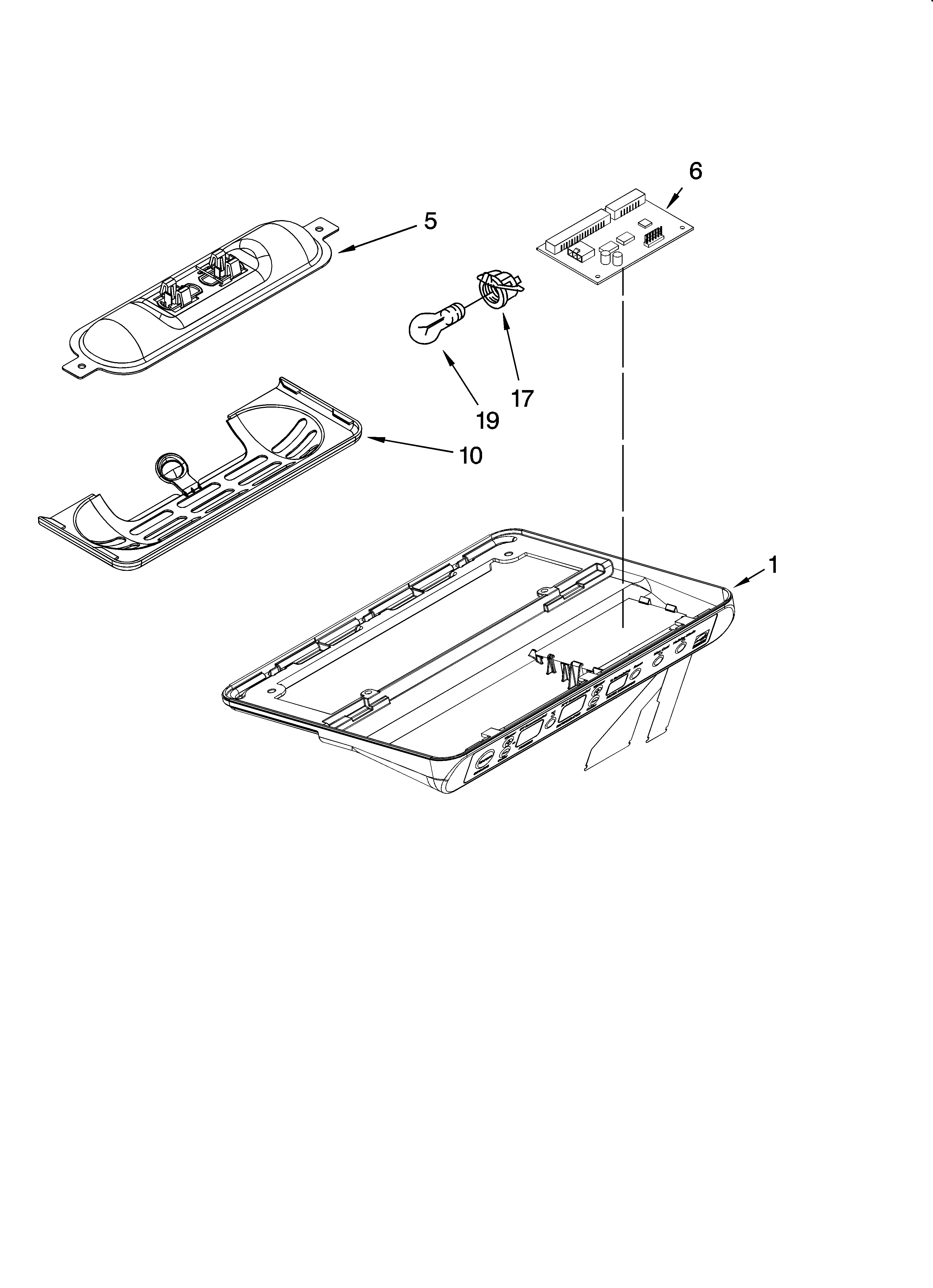 KitchenAid KSCS25MSMS00 control parts diagram