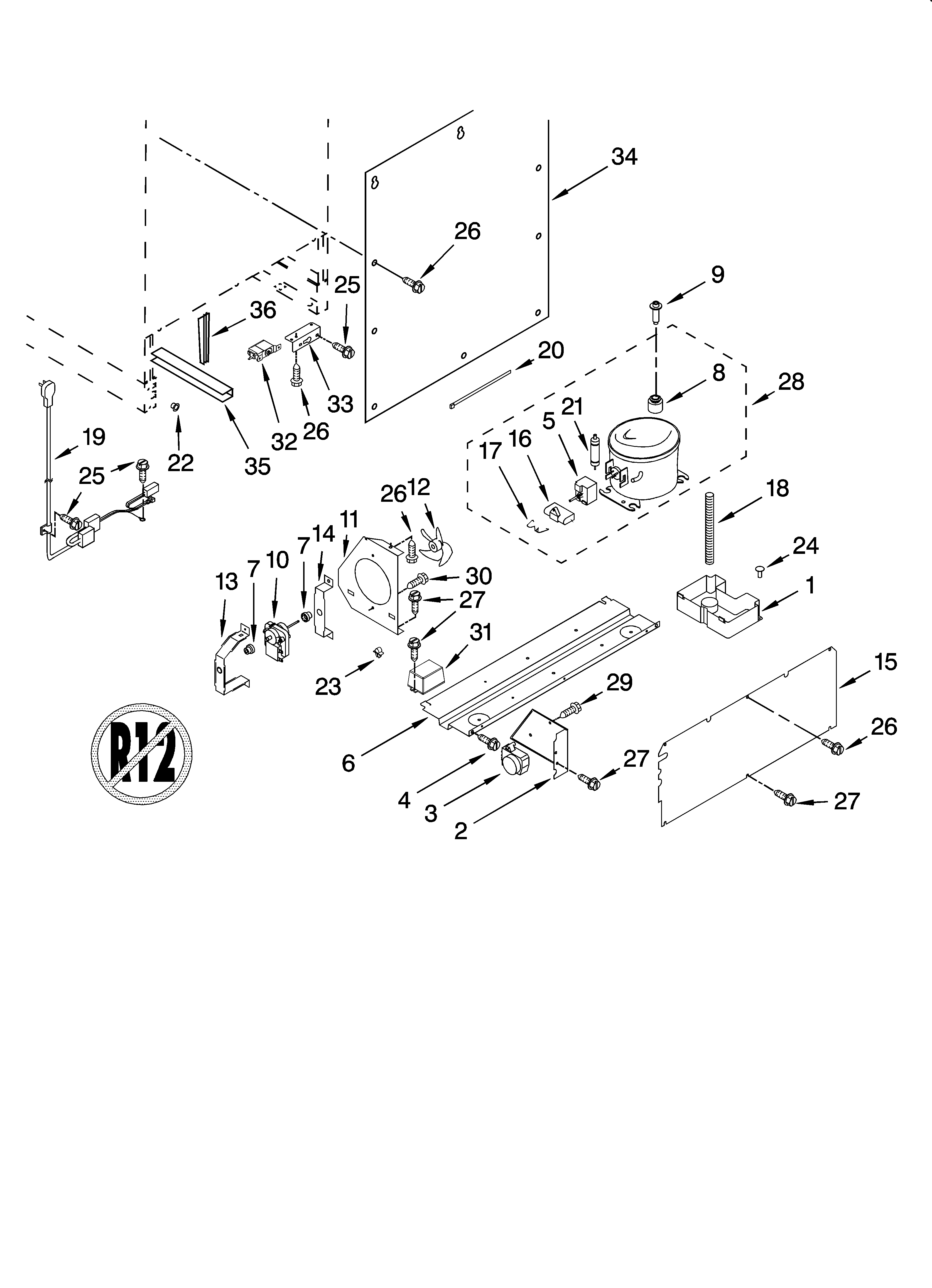 KitchenAid KUWS24LSBS00 unit parts diagram