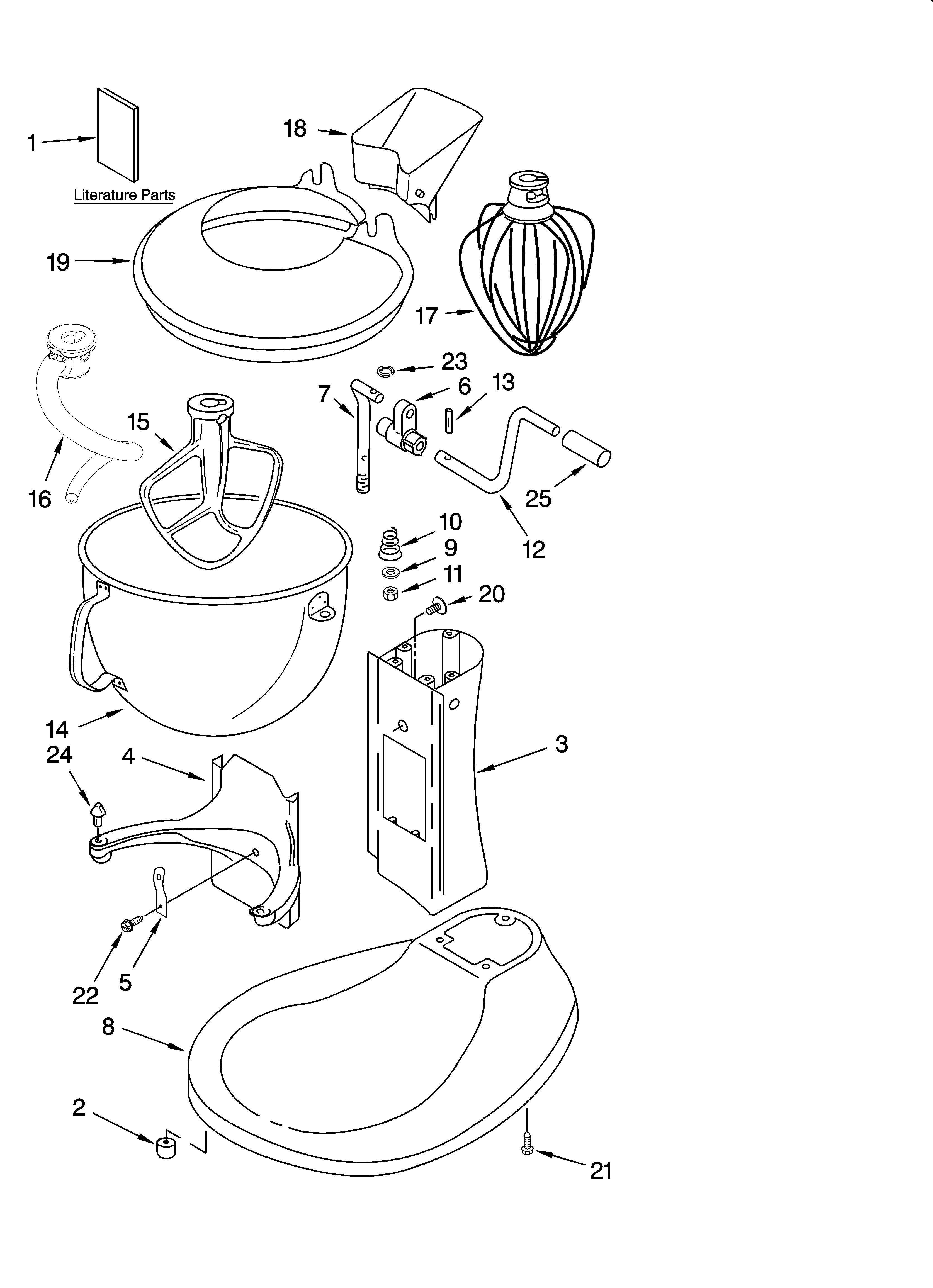 KitchenAid KP26M1XCM4 base and pedestal unit, optional parts diagram