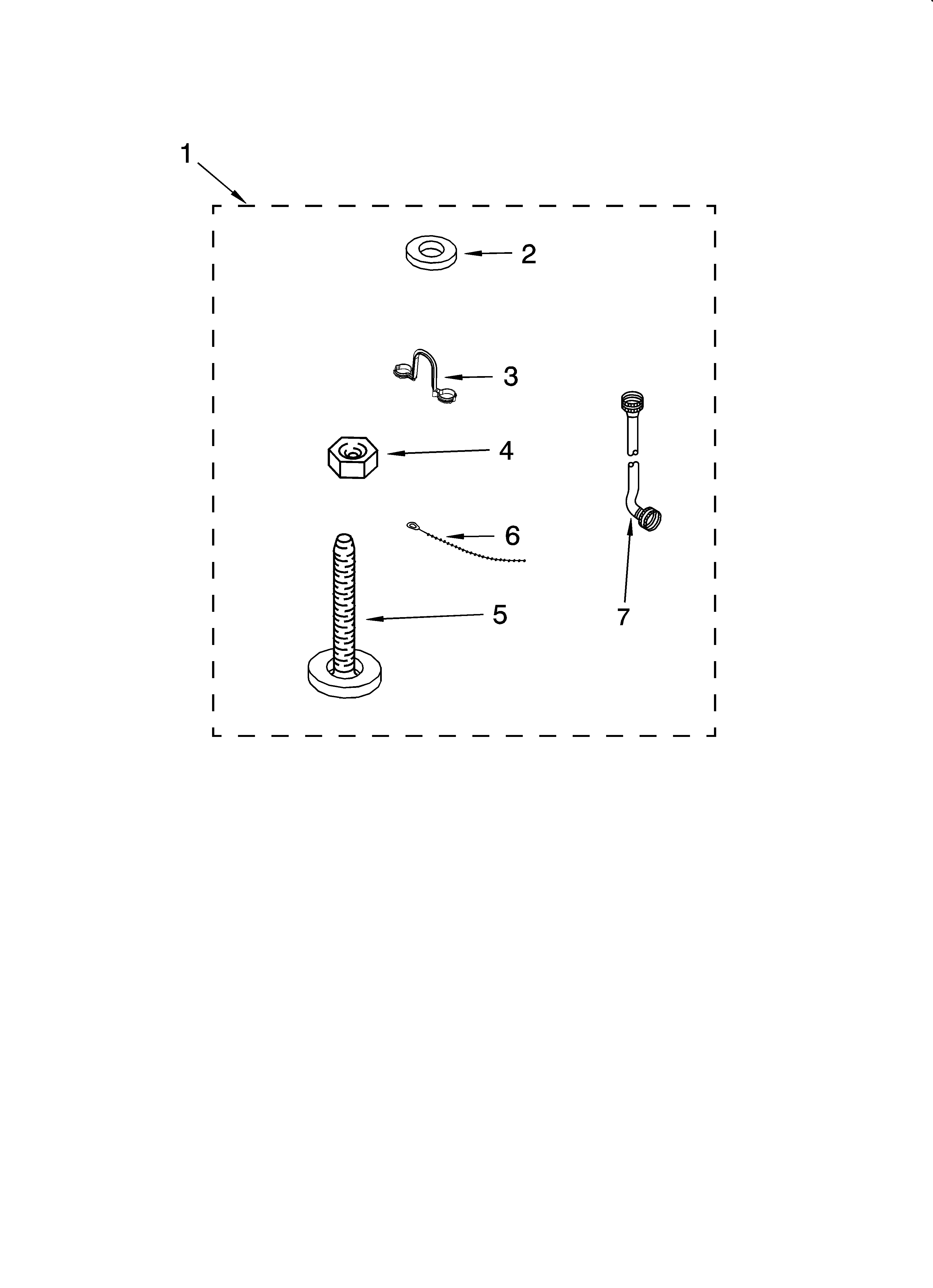 Whirlpool 7MLSQ9659PG1 miscellaneous  parts, optional parts (not included) diagram